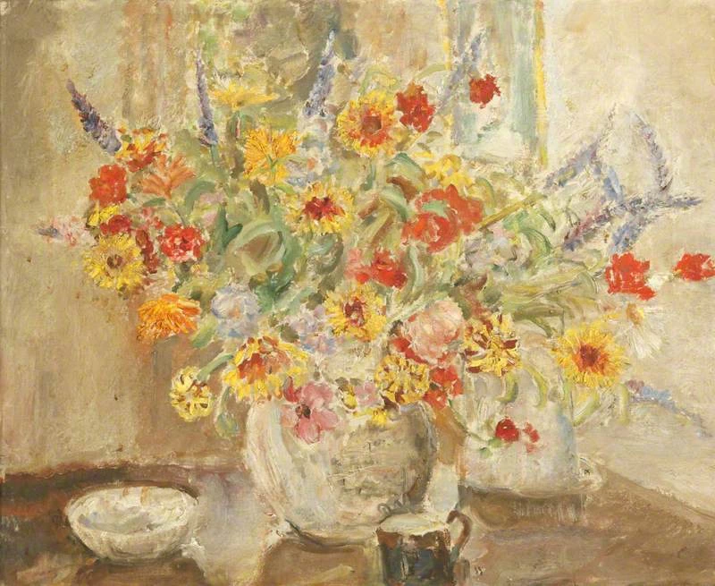 Ethel Walker - 123, Un vaso di fiori, Lady Margaret Hall, University of Oxford